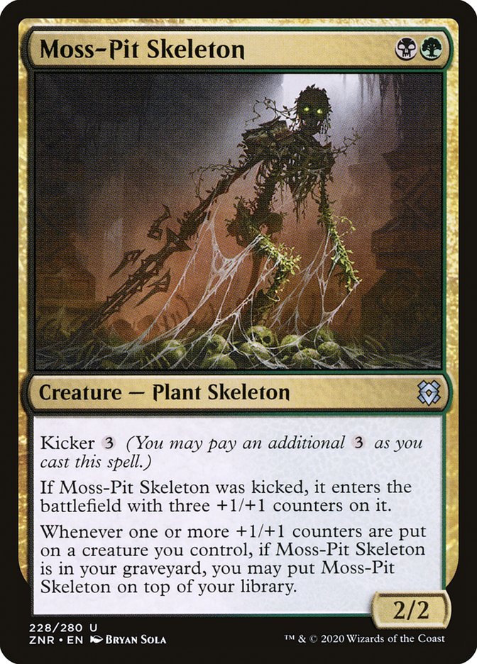 Moss-Pit Skeleton [Zendikar Rising] | Enigma On Main