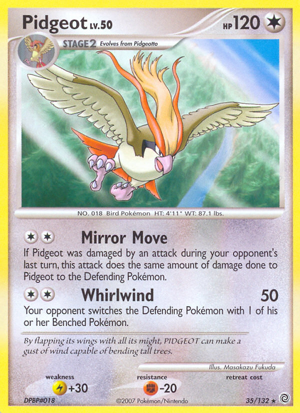 Pidgeot (35/132) [Diamond & Pearl: Secret Wonders] | Enigma On Main