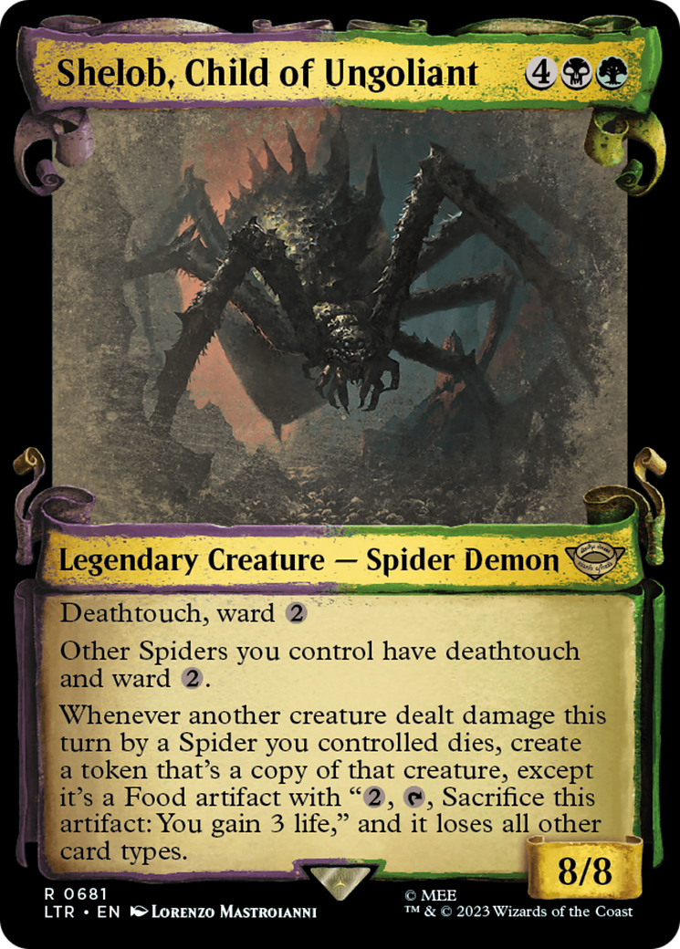 Shelob, Child of Ungoliant [The Lord of the Rings: Tales of Middle-Earth Showcase Scrolls] | Enigma On Main