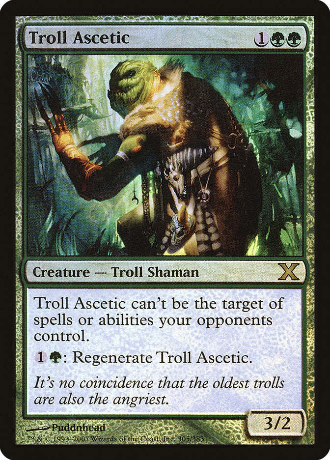 Troll Ascetic (Premium Foil) [Tenth Edition] | Enigma On Main