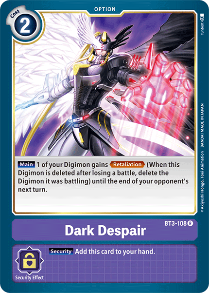 Dark Despair [BT3-108] [Release Special Booster Ver.1.5] | Enigma On Main