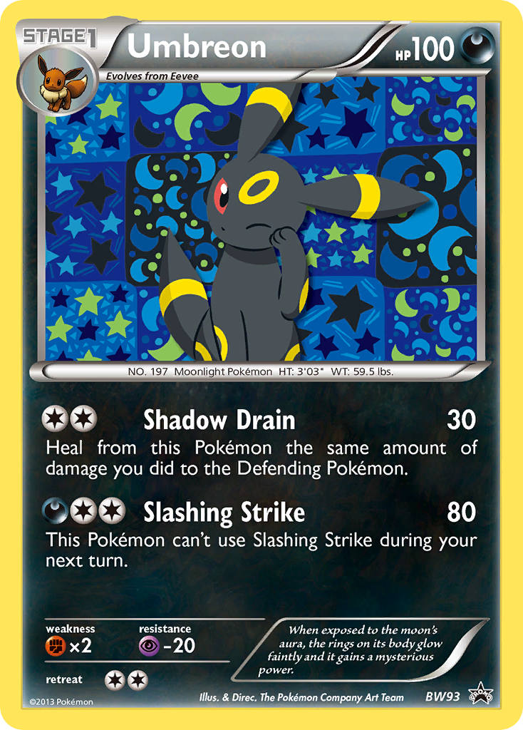 Umbreon (BW93) [Black & White: Black Star Promos] | Enigma On Main