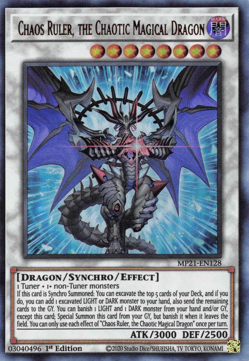 Chaos Ruler, the Chaotic Magical Dragon [MP21-EN128] Ultra Rare | Enigma On Main