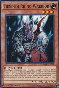 Fiendish Rhino Warrior [Breakers of Shadow] [BOSH-EN091] | Enigma On Main