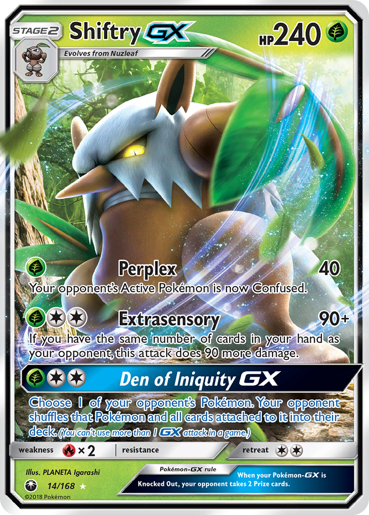 Shiftry GX (14/168) [Sun & Moon: Celestial Storm] | Enigma On Main