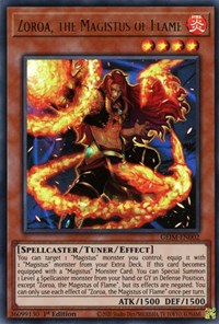 Zoroa, the Magistus of Flame [GEIM-EN002] Ultra Rare | Enigma On Main