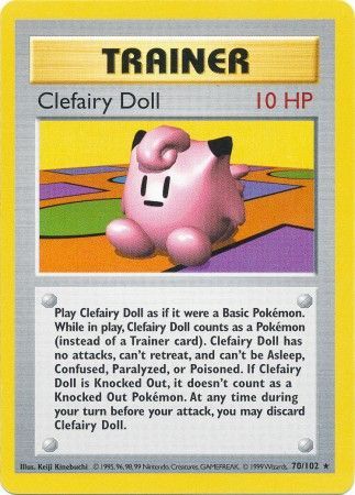 Clefairy Doll (70/102) [Base Set Shadowless Unlimited] | Enigma On Main