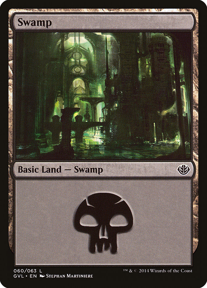 Swamp (60) (Garruk vs. Liliana) [Duel Decks Anthology] | Enigma On Main