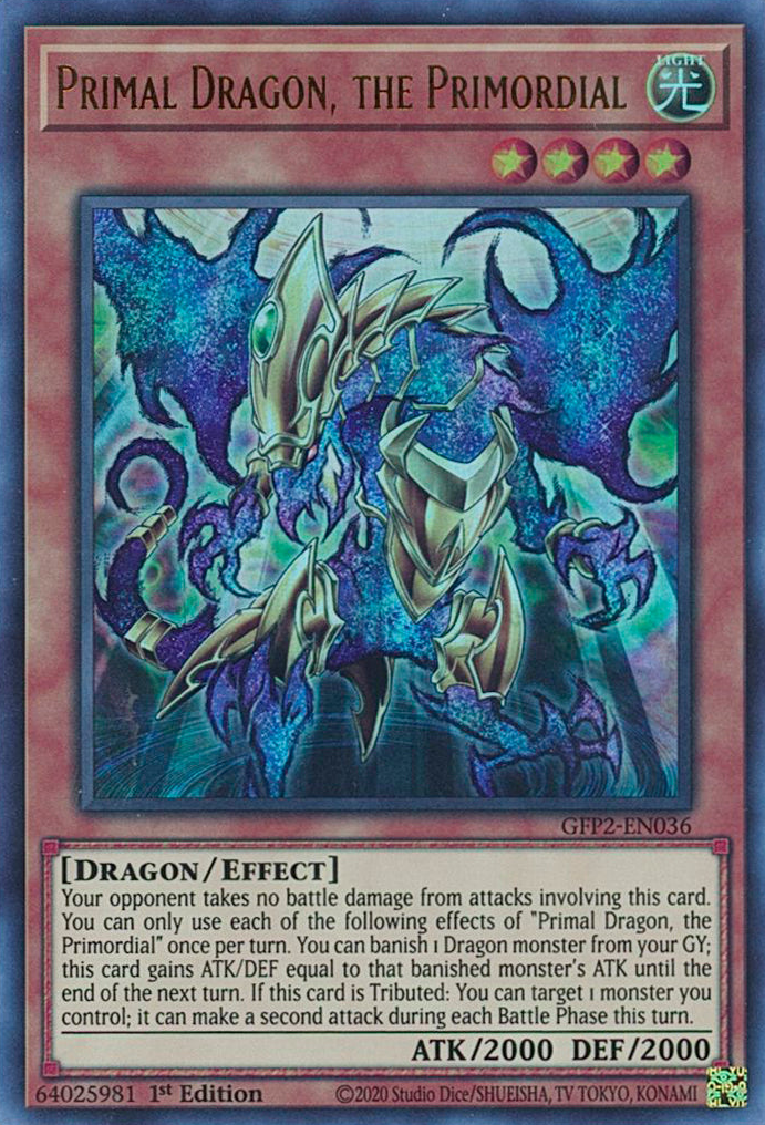 Primal Dragon, the Primordial [GFP2-EN036] Ultra Rare | Enigma On Main