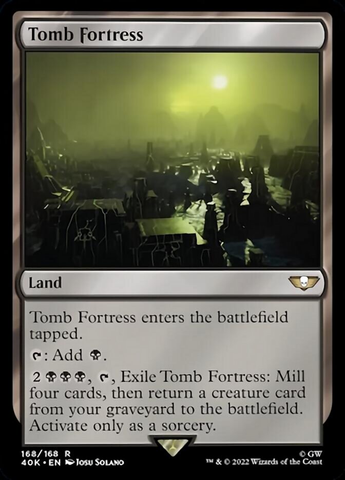 Tomb Fortress (Surge Foil) [Universes Beyond: Warhammer 40,000] | Enigma On Main