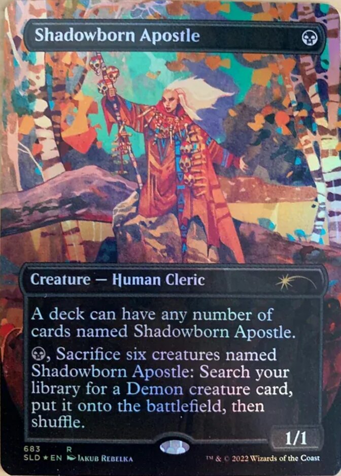 Shadowborn Apostle (Borderless) (683) [Secret Lair Drop Promos] | Enigma On Main