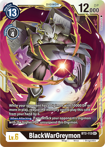 BlackWarGreymon [BT2-112] [Release Special Booster Ver.1.5] | Enigma On Main