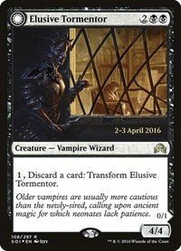 Elusive Tormentor [Shadows over Innistrad Promos] | Enigma On Main