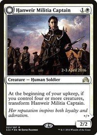 Hanweir Militia Captain [Shadows over Innistrad Promos] | Enigma On Main