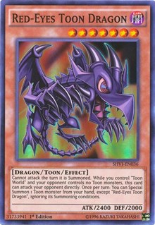 Red-Eyes Toon Dragon [Shining Victories] [SHVI-EN036] | Enigma On Main