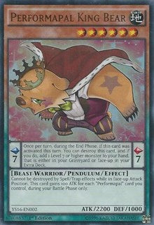 Performapal King Bear [Starter Deck: Yuya] [YS16-EN002] | Enigma On Main