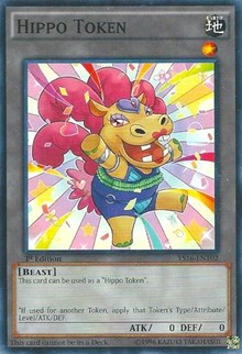 Hippo Token (Yellow) [Starter Deck: Yuya] [YS16-ENT02] | Enigma On Main