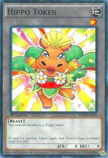 Hippo Token (Orange) [Starter Deck: Yuya] [YS16-ENT01] | Enigma On Main