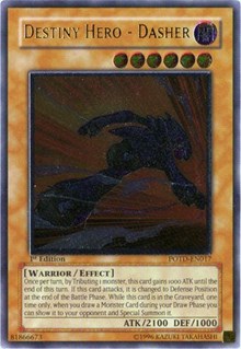 Destiny HERO - Dasher (UTR) [Power of the Duelist] [POTD-EN017] | Enigma On Main