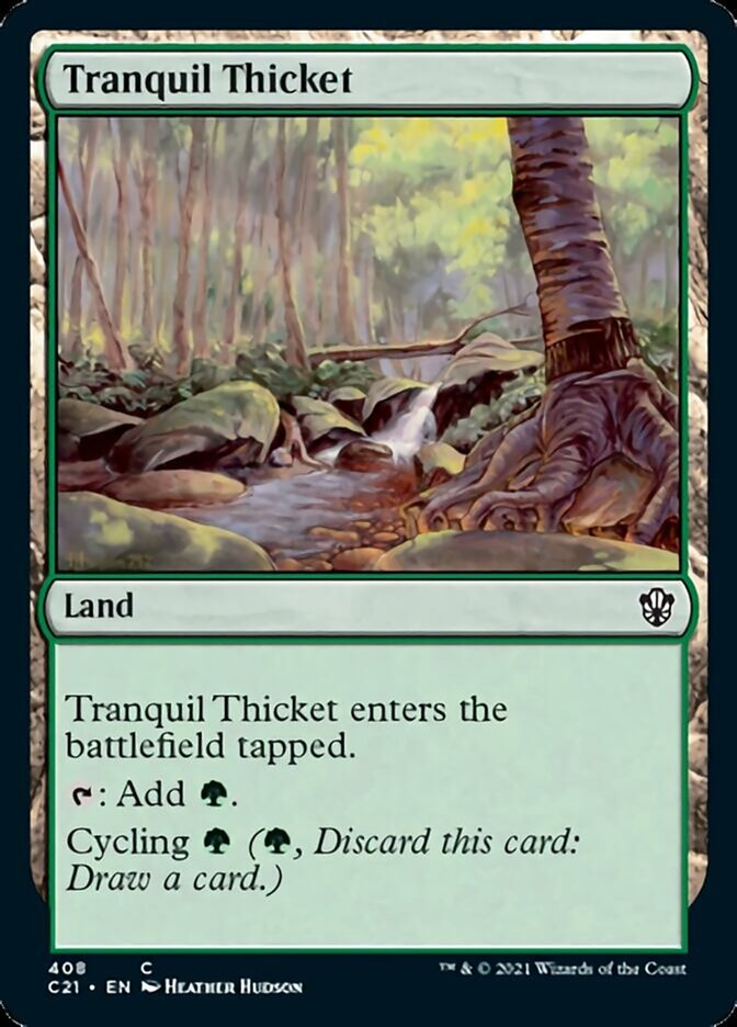 Tranquil Thicket [Commander 2021] | Enigma On Main