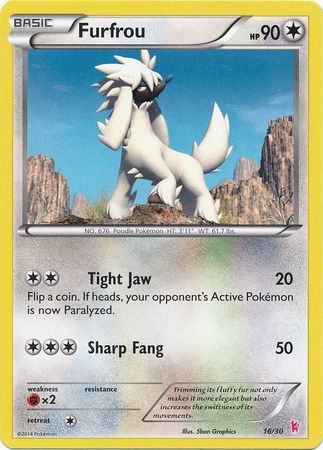 Furfrou (16/30) [XY: Trainer Kit - Sylveon] | Enigma On Main