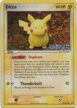 Ditto (39/113) (Stamped) [EX: Delta Species] | Enigma On Main