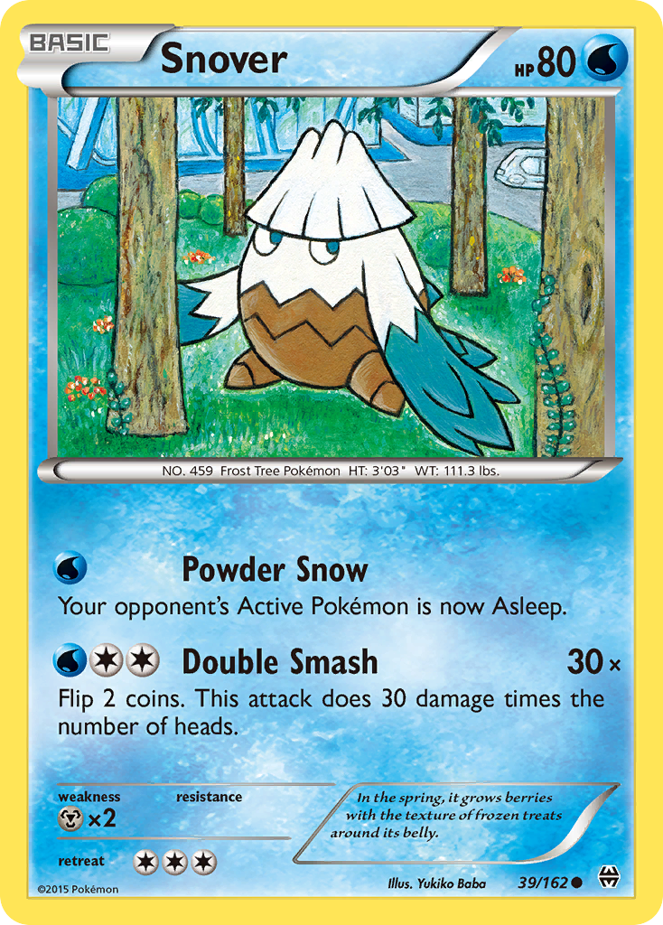 Snover (39/162) [XY: BREAKthrough] | Enigma On Main