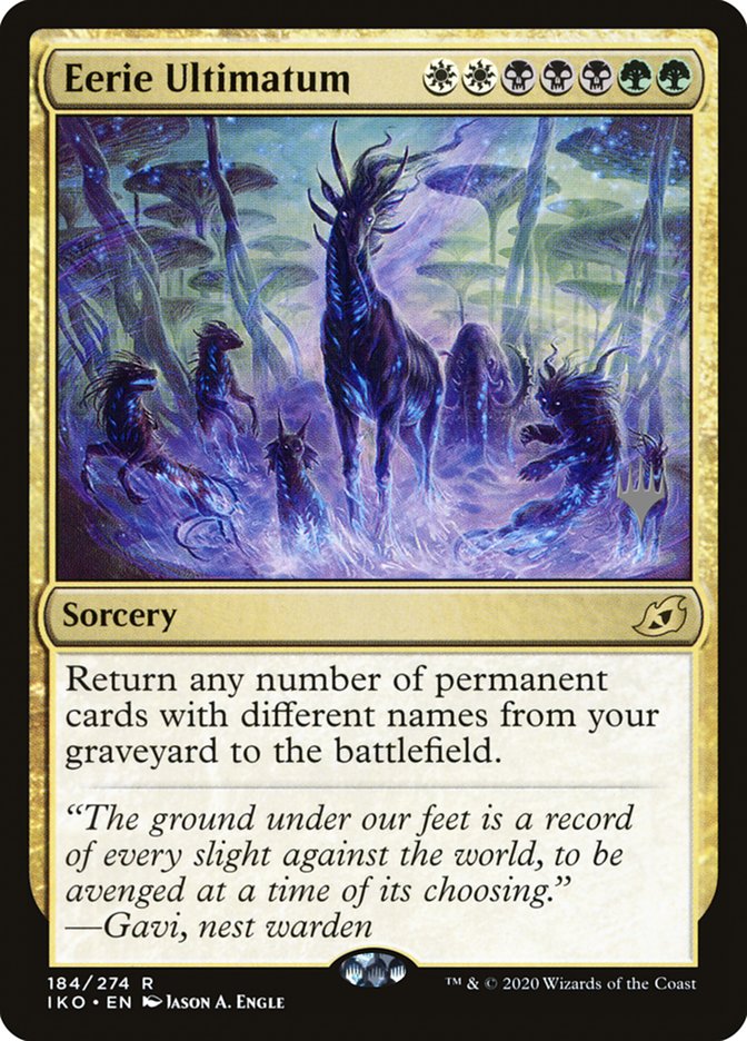 Eerie Ultimatum (Promo Pack) [Ikoria: Lair of Behemoths Promos] | Enigma On Main