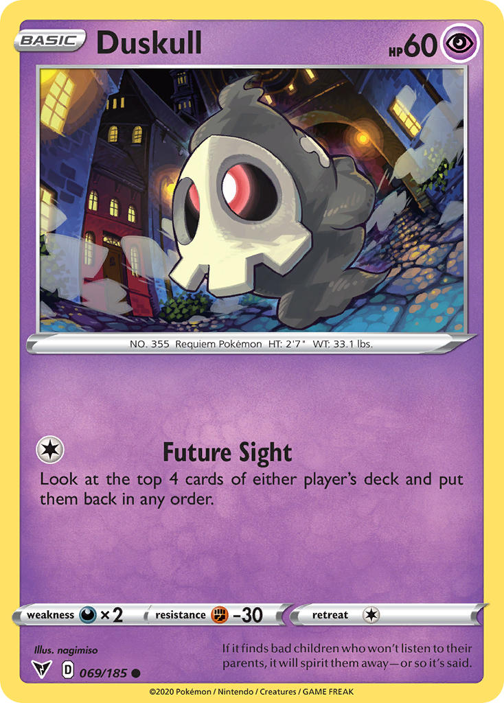 Duskull (069/185) [Sword & Shield: Vivid Voltage] | Enigma On Main