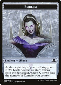 Emblem - Liliana, the Last Hope [Eldritch Moon Tokens] | Enigma On Main