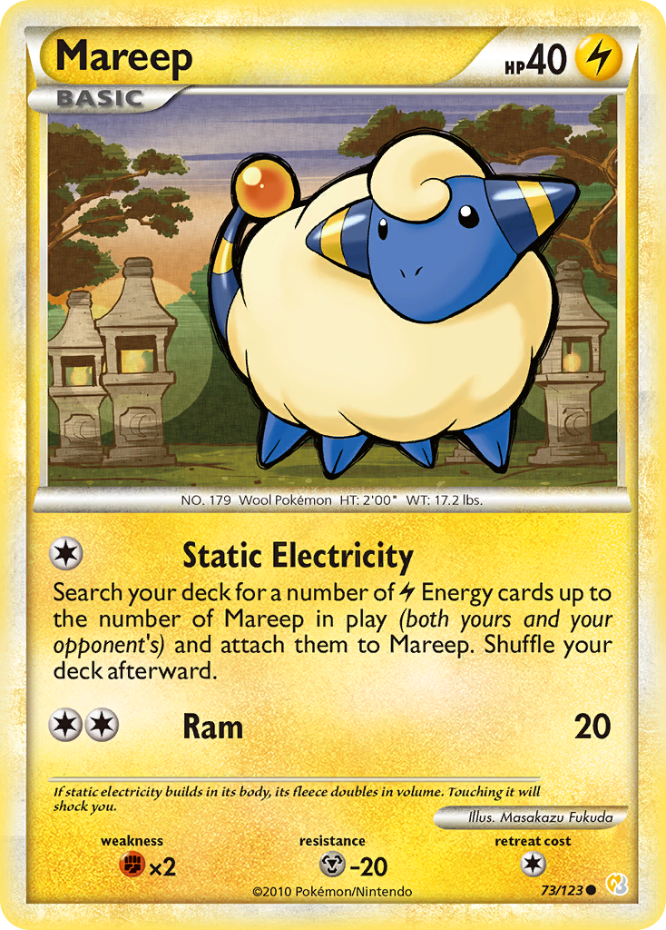 Mareep (73/123) [HeartGold & SoulSilver: Base Set] | Enigma On Main