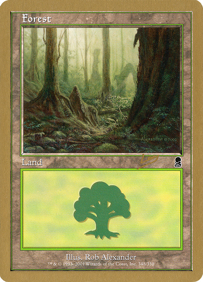 Forest (rl348) (Raphael Levy) [World Championship Decks 2002] | Enigma On Main