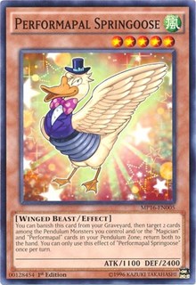 Performapal Springoose [2016 Mega-Tins Mega Pack] [MP16-EN005] | Enigma On Main