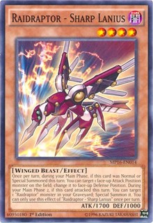 Raidraptor - Sharp Lanius [2016 Mega-Tins Mega Pack] [MP16-EN014] | Enigma On Main