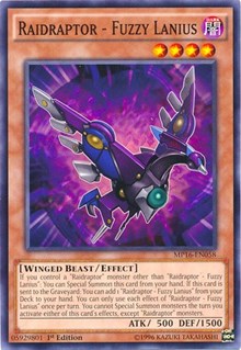 Raidraptor - Fuzzy Lanius [2016 Mega-Tins Mega Pack] [MP16-EN058] | Enigma On Main