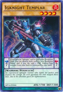 Igknight Templar [2016 Mega-Tins Mega Pack] [MP16-EN066] | Enigma On Main