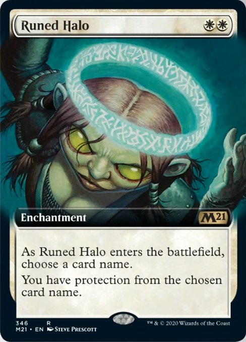 Runed Halo (Extended Art) [Core Set 2021] | Enigma On Main