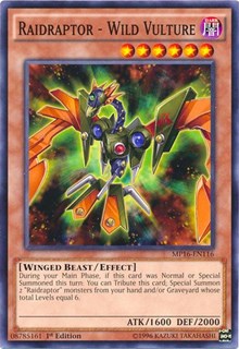 Raidraptor - Wild Vulture [2016 Mega-Tins Mega Pack] [MP16-EN116] | Enigma On Main