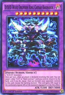 D/D/D Wave Oblivion King Caesar Ragnarok [2016 Mega-Tins Mega Pack] [MP16-EN138] | Enigma On Main