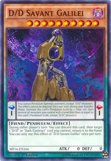 D/D Savant Galilei [2016 Mega-Tins Mega Pack] [MP16-EN166] | Enigma On Main