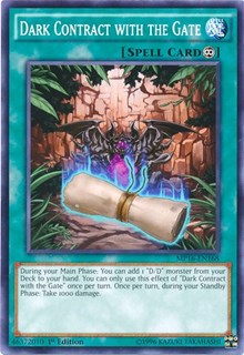 Dark Contract with the Gate [2016 Mega-Tins Mega Pack] [MP16-EN168] | Enigma On Main