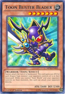 Toon Buster Blader [2016 Mega-Tins Mega Pack] [MP16-EN205] | Enigma On Main