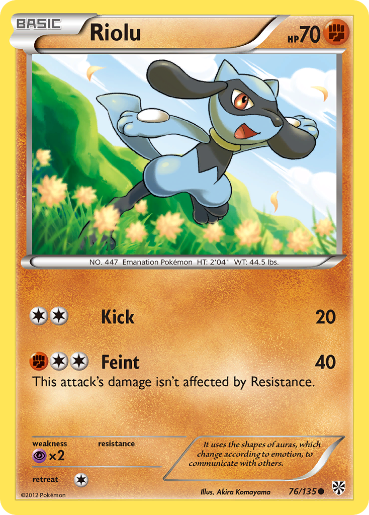 Riolu (76/135) [Black & White: Plasma Storm] | Enigma On Main