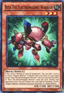 Beta The Electromagnet Warrior [Structure Deck: Yugi Muto] [SDMY-EN002] | Enigma On Main