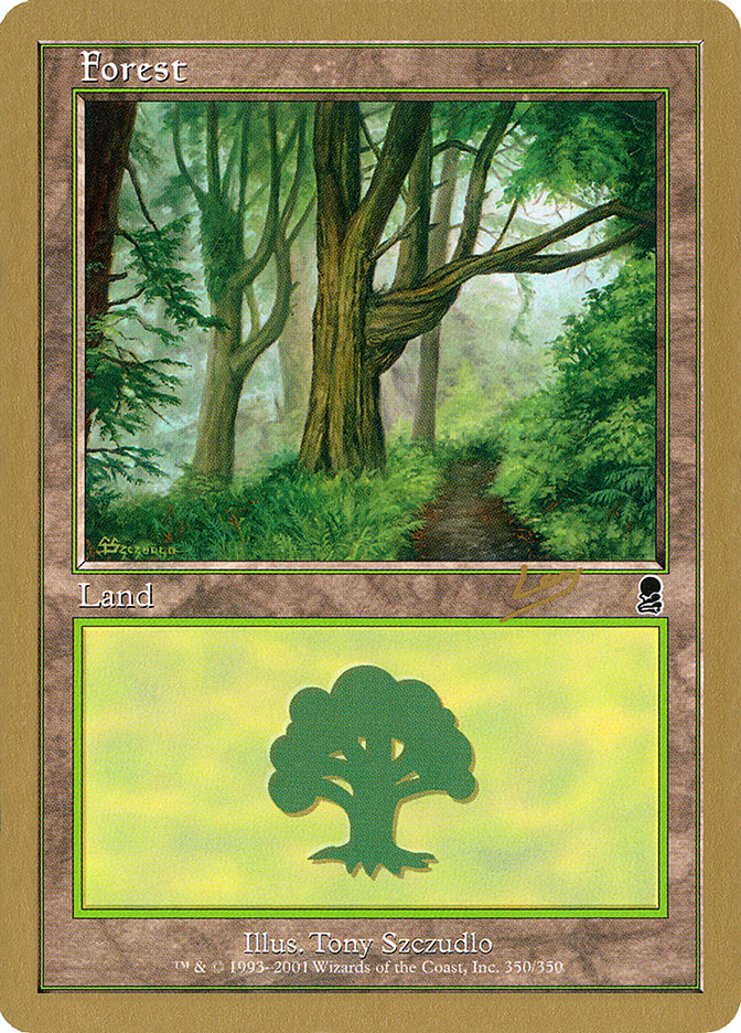 Forest (rl350) (Raphael Levy) [World Championship Decks 2002] | Enigma On Main