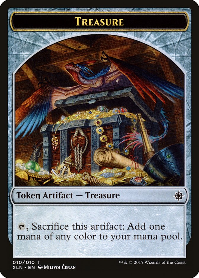 Treasure (010/010) [Ixalan Tokens] | Enigma On Main