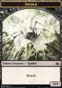 Spider // Saproling Double-sided Token [Planechase Anthology Tokens] | Enigma On Main