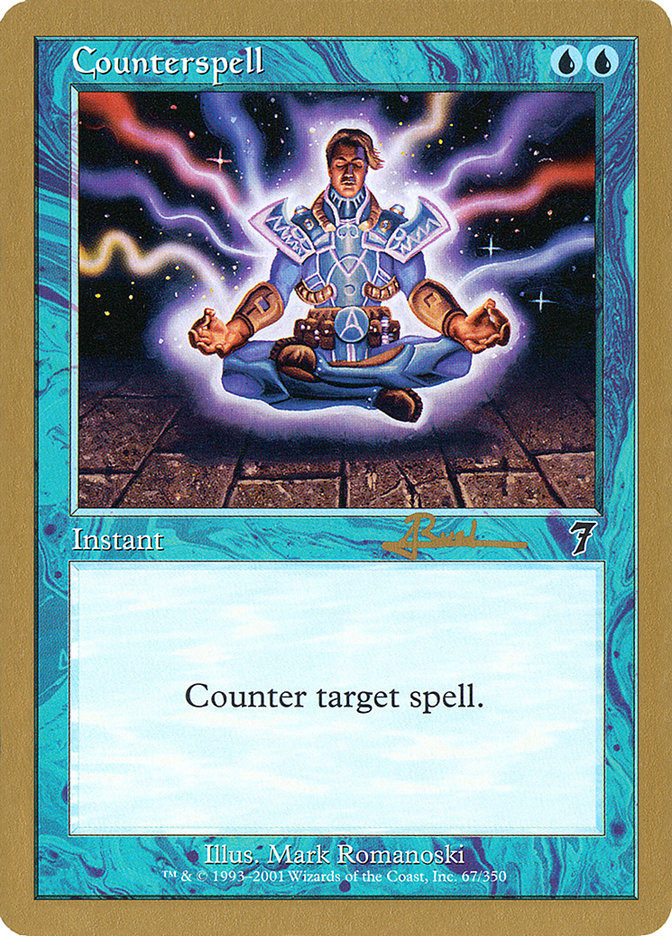 Counterspell (Antoine Ruel) (7ED) [World Championship Decks 2001] | Enigma On Main