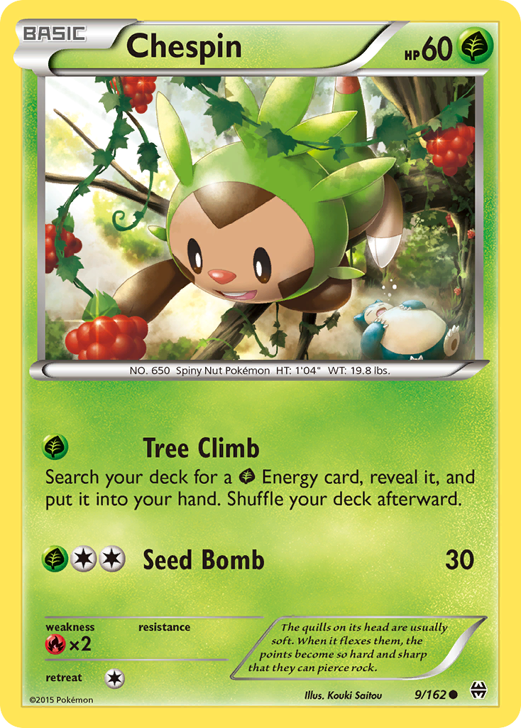 Chespin (9/162) [XY: BREAKthrough] | Enigma On Main