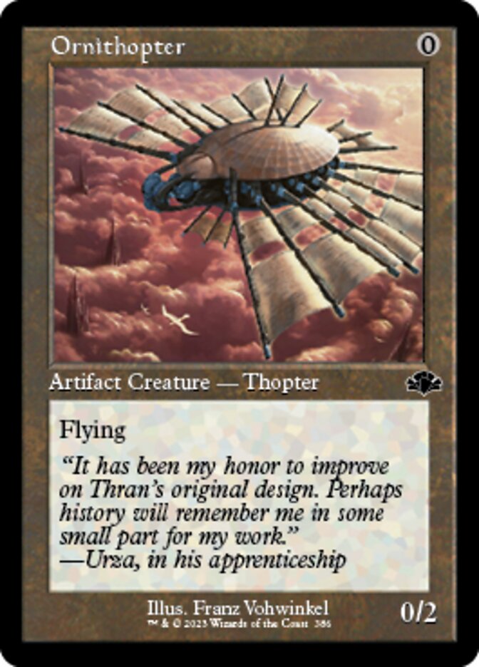 Ornithopter (Retro) [Dominaria Remastered] | Enigma On Main